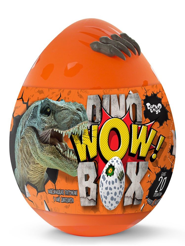 Набор для творчества большой яйцо-сюприз Унисекс Danko Toys Wow Dino