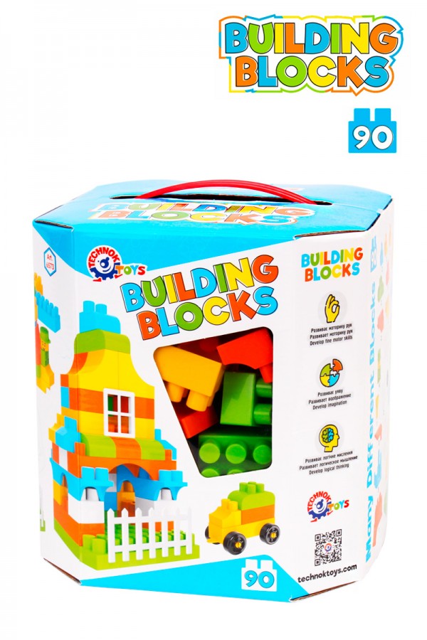 Конструктор Building Blocks 90 деталей Унисекс Технок Тех6573