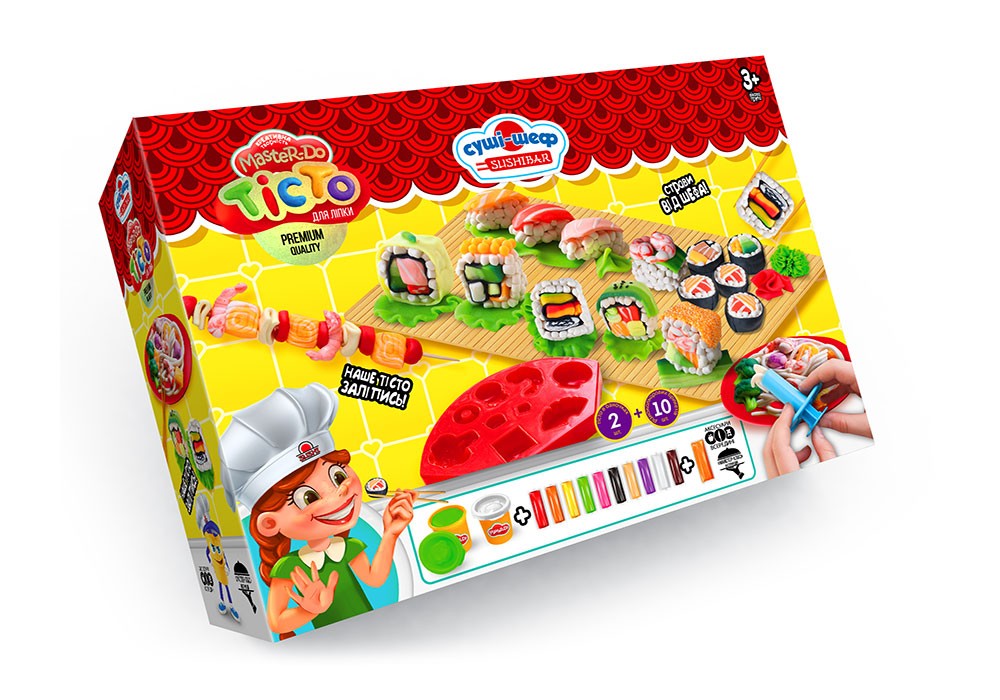 Тесто для лепки Master Do: Унисекс Danko Toys Суші