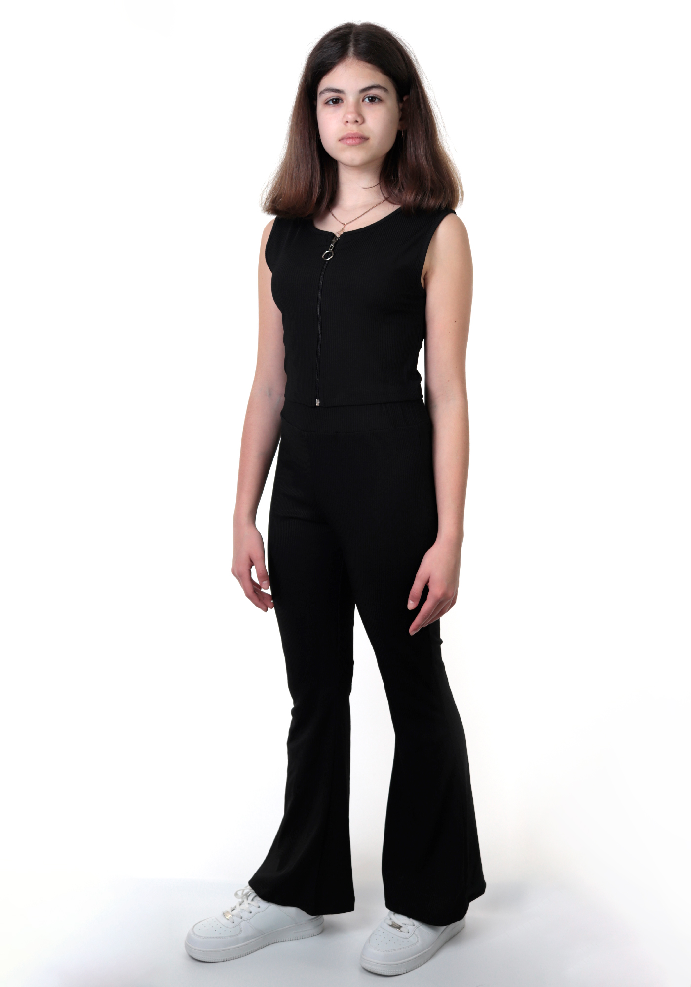 Костюм для девочки черный Mini Moda 3151/кс
