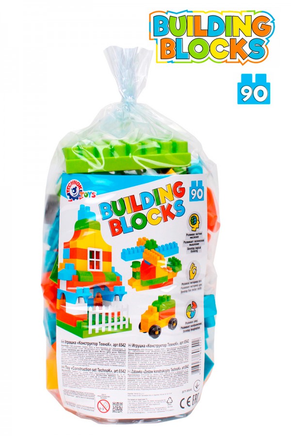 Конструктор Building Blocks 90 деталей Унисекс Технок Тех6542