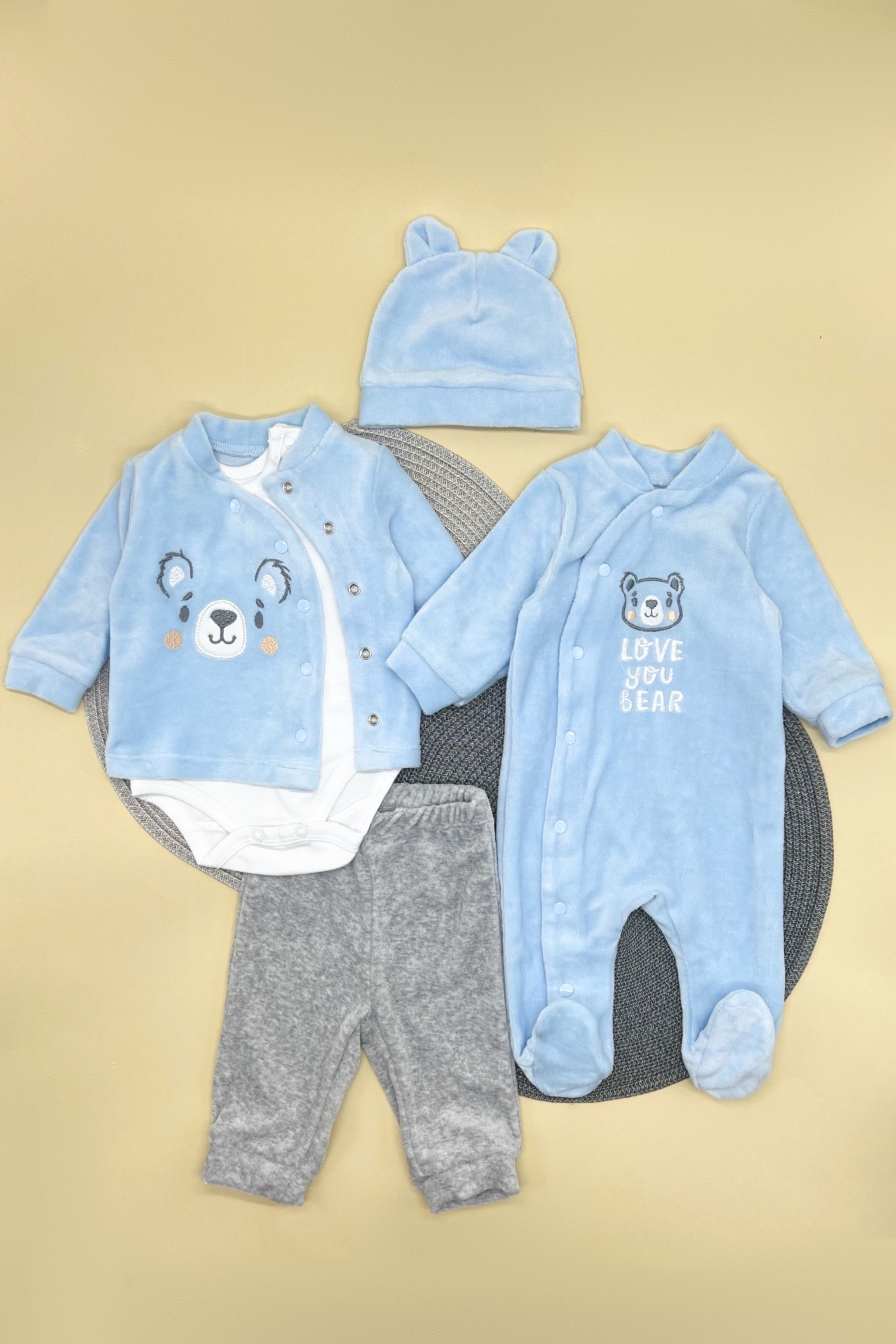 Комплект для хлопчика блакитний Bembi кп286