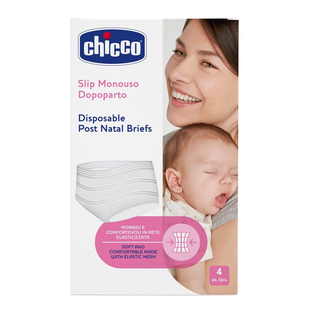 Трусики послеродовые утягивающие, 4 штуки Унисекс Chicco 01138.10.00