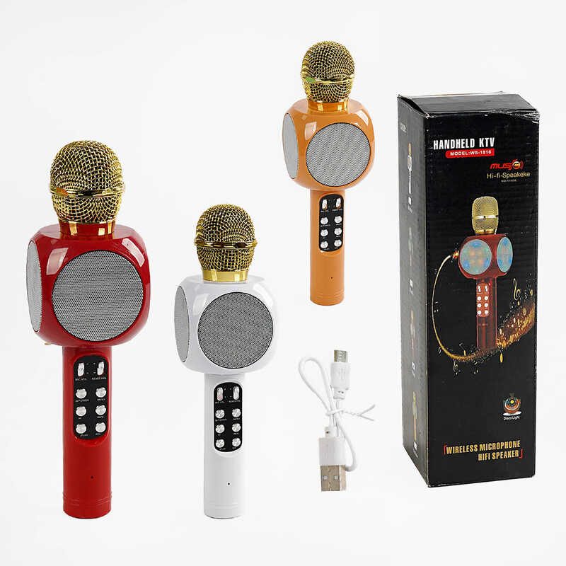 Музыкальные инструменты Микрофон USB-шнур, на аккумуляторе, караоке Унисекс Китай 48342