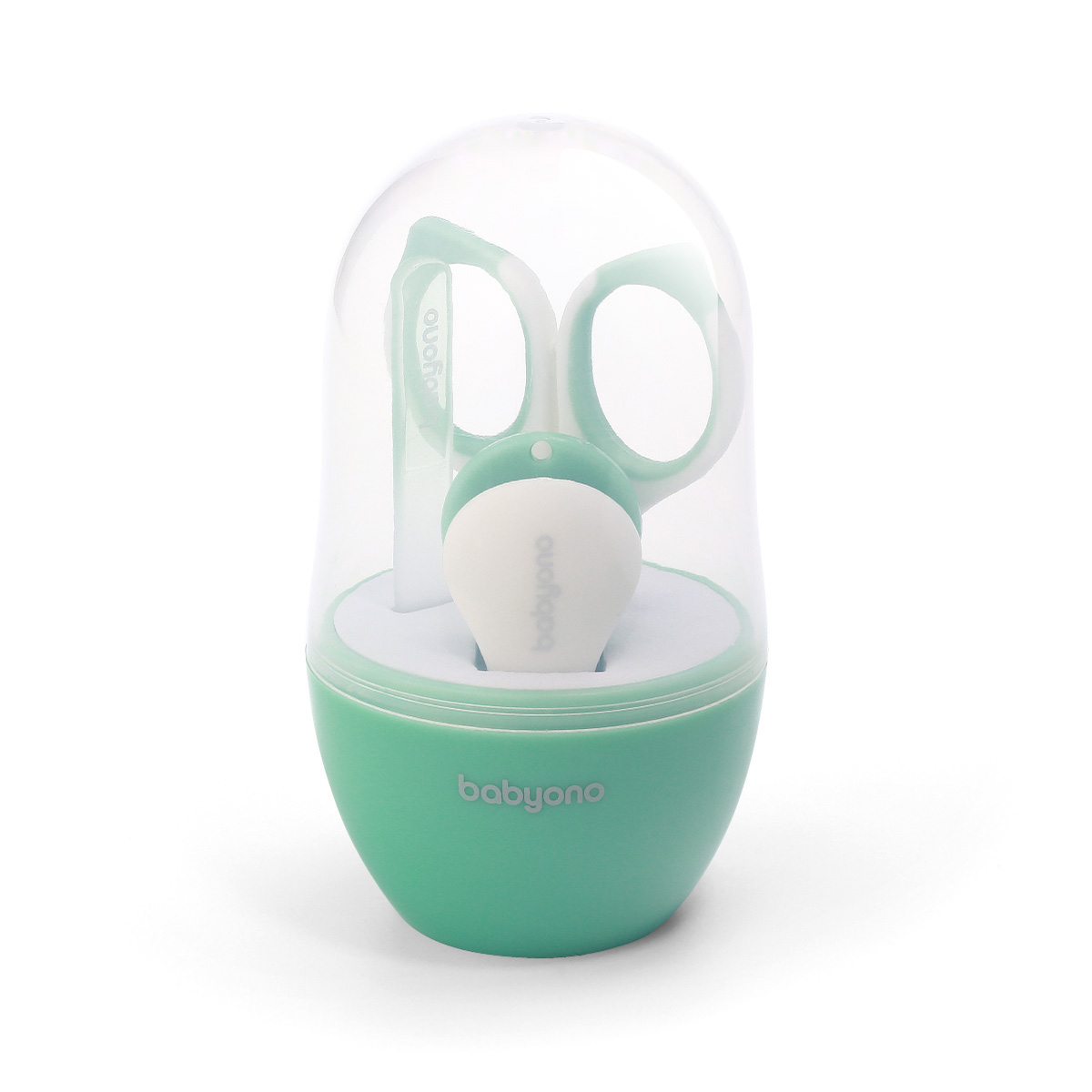 Ножницы косметический набор Унисекс салатовый BabyOno 398/01