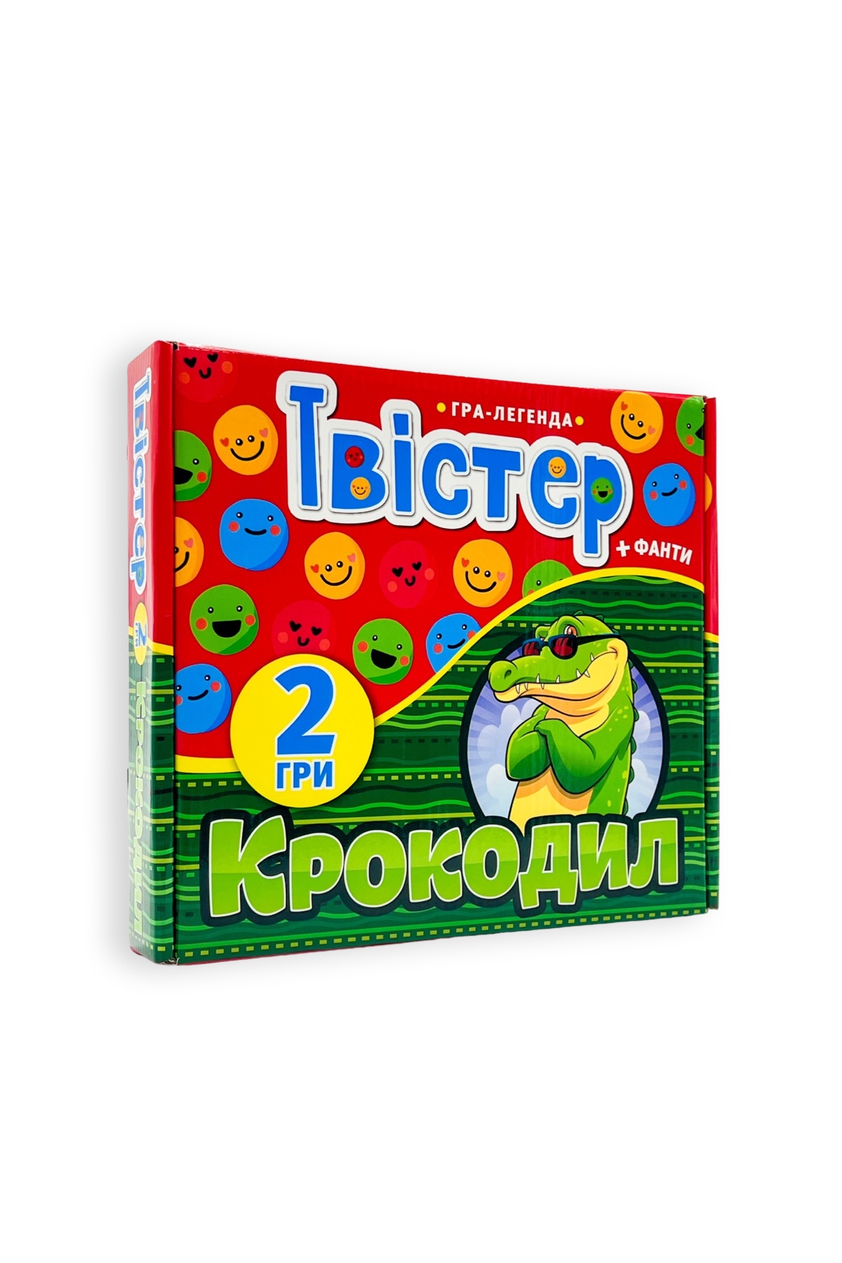 Настольная игра Твистер+крокодил Унисекс RanokCreative Твістер+крокодил
