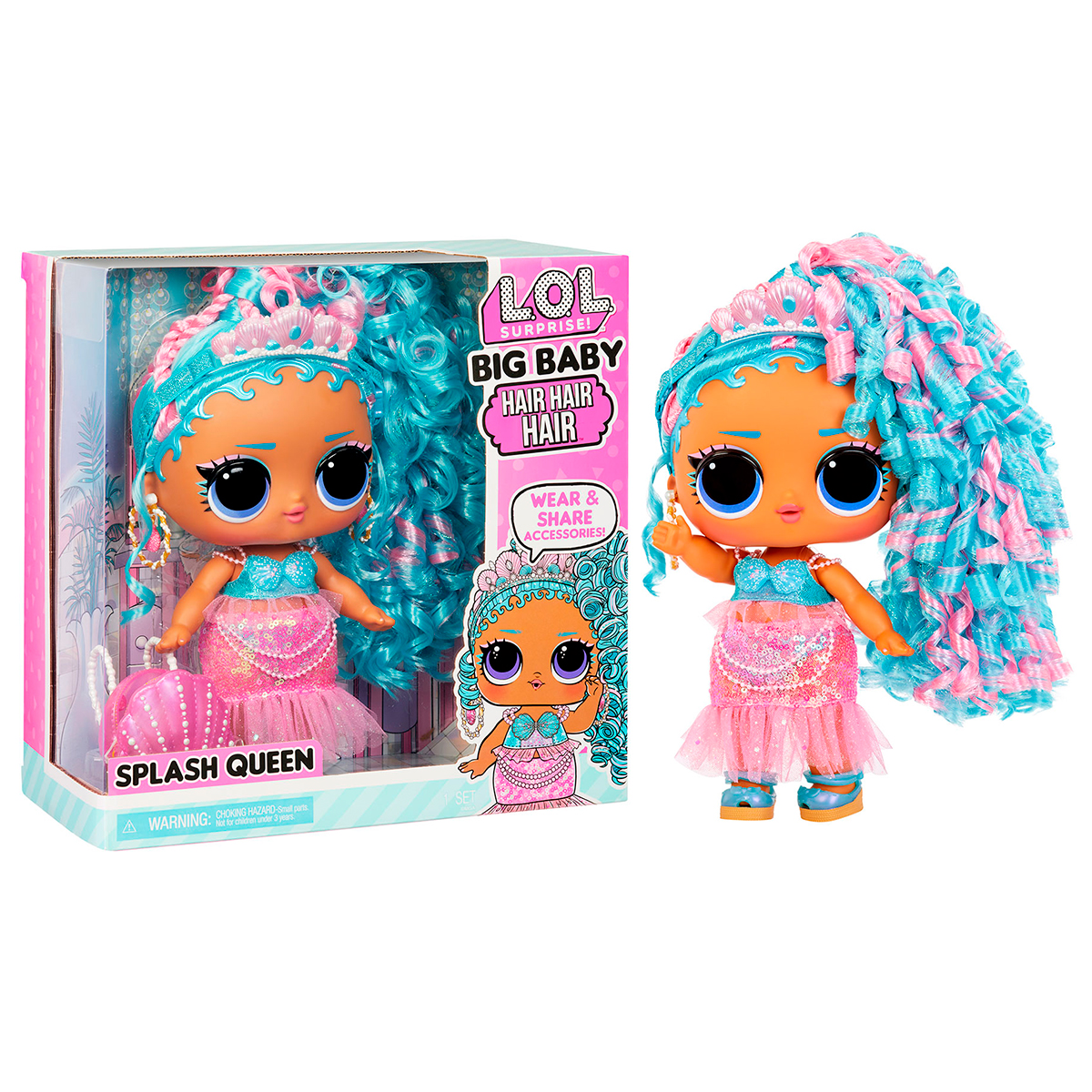 Кукла LOL Королева Всплеск Унисекс MGA Entertainment Inc Kiddisvit 579724