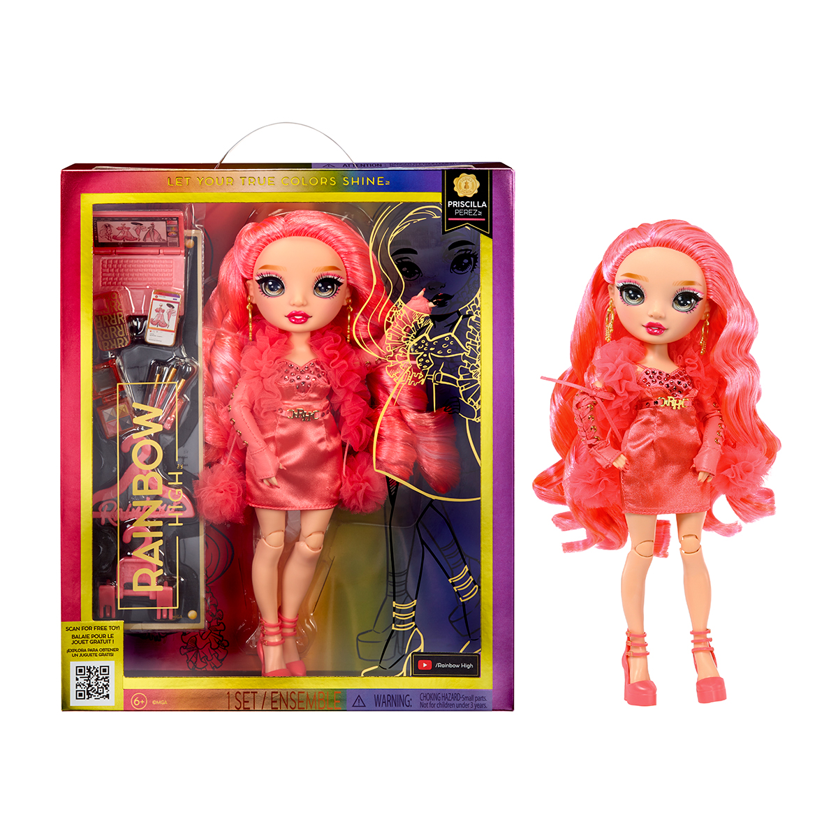 Кукла Rainbow Присцилла Перес Унисекс MGA Entertainment Inc Kiddisvit 583110