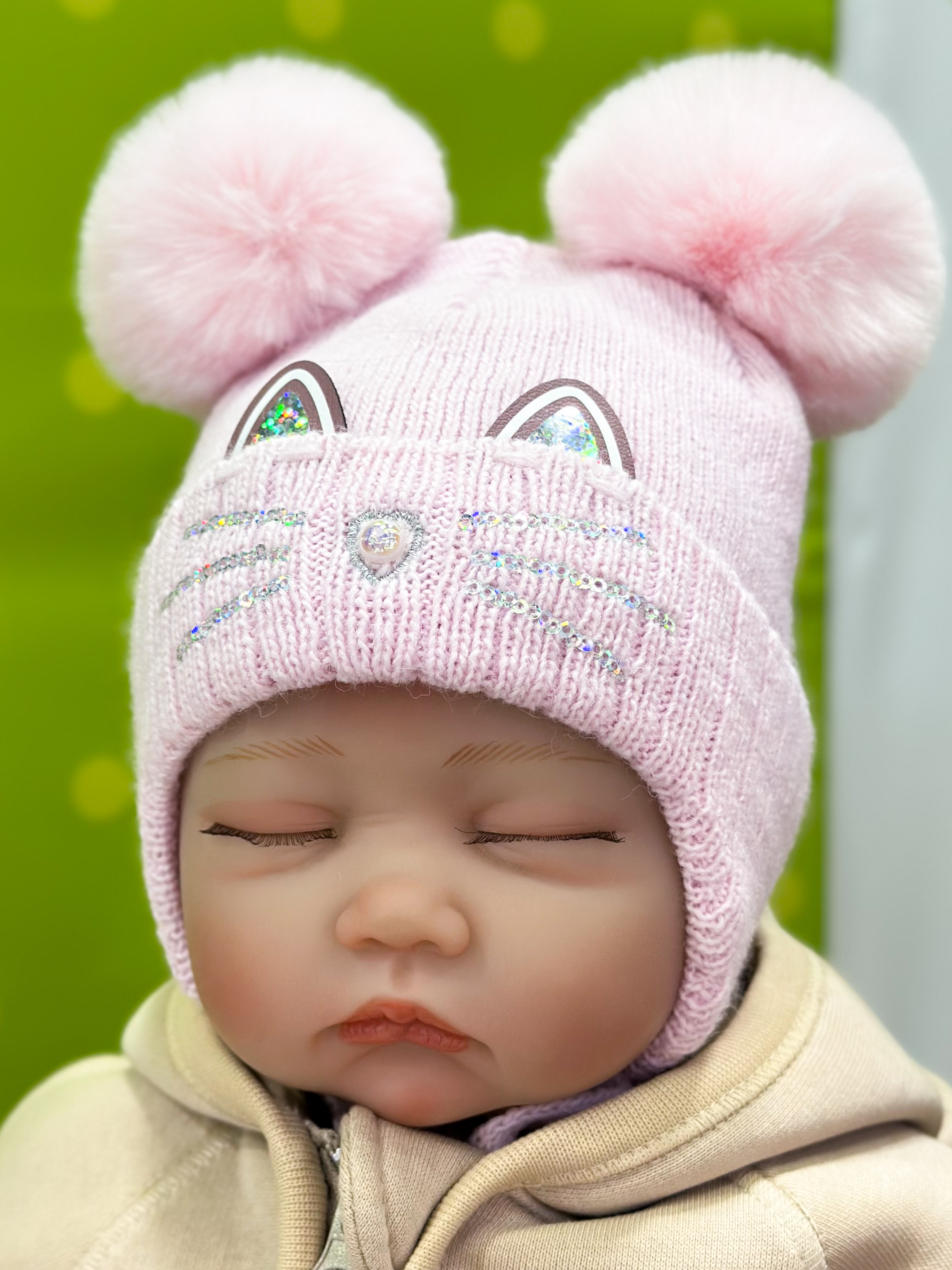 Шапка для девочки розовый УкраїнаТ 3443/шп