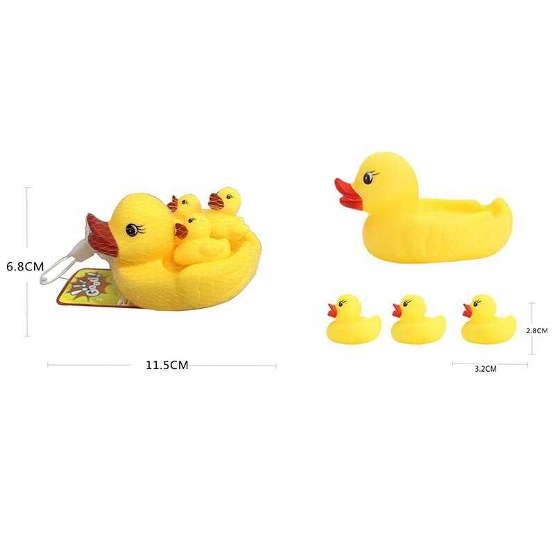 Игрушка для ванны Уточки 4 шт Унисекс Китай 508-291
