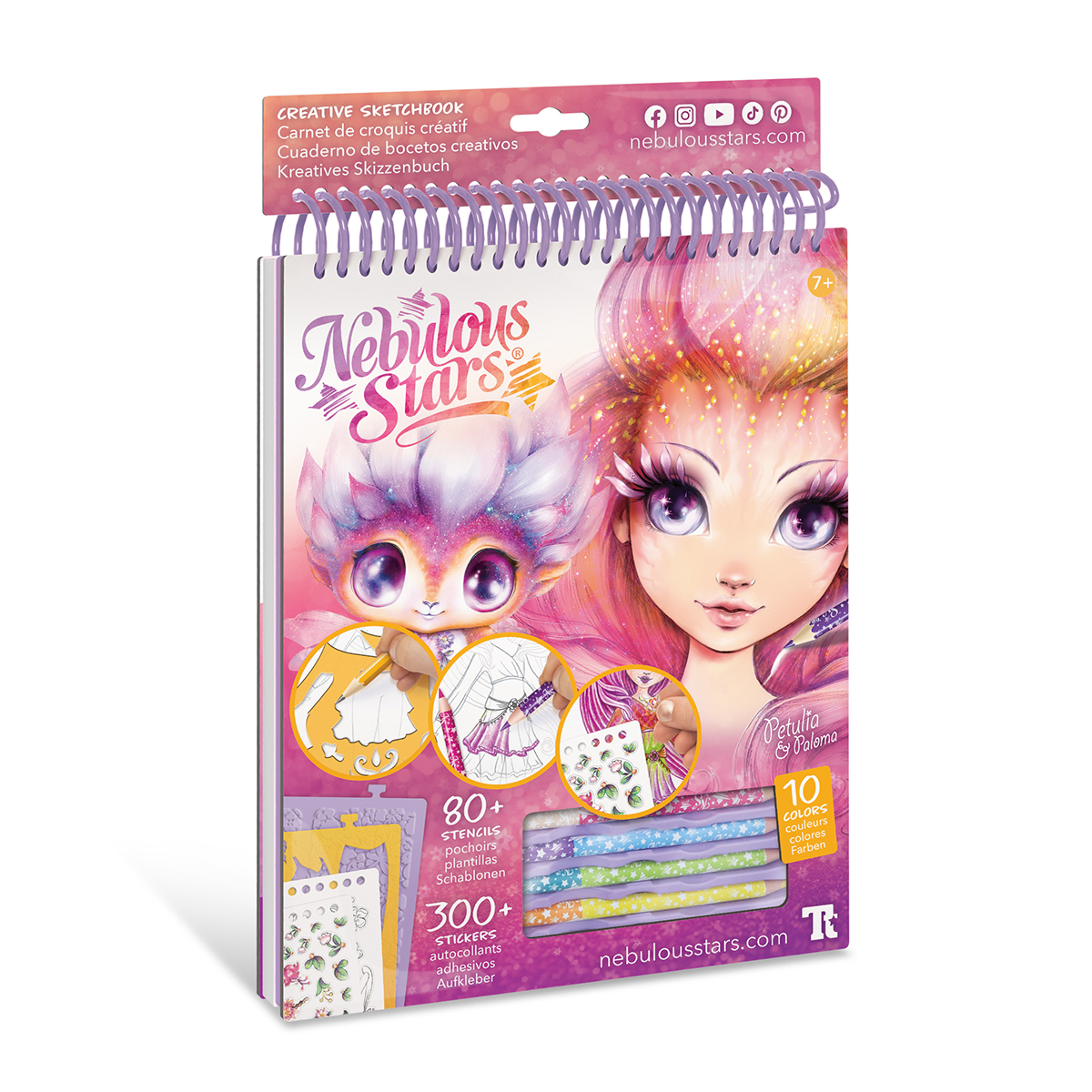 Набор для творчества Скетчбук: Петулия, мотивы леса Унисекс MGA Entertainment Inc Kiddisvit 11103