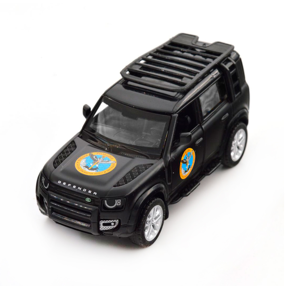 Машина колекционная Шевроны Героев: Land Rover Defender 110 - ГУР МО Унисекс TechnoDrive 250364