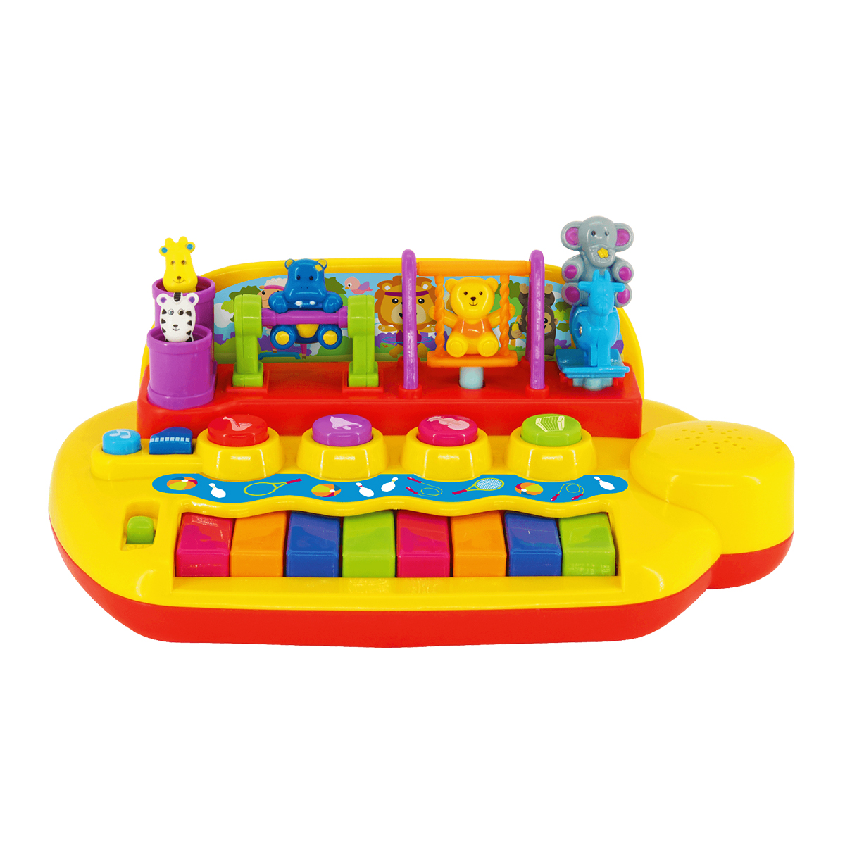 Музыкальные инструменты Пианино Животные на качели Унисекс Kiddisvit MGA Entertainment Inc 063412