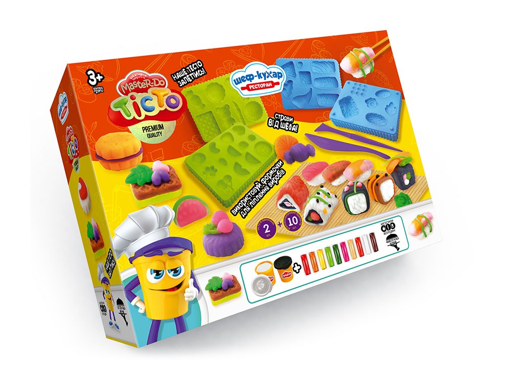 Тесто для лепки Master Do: Унисекс Danko Toys Ресторан