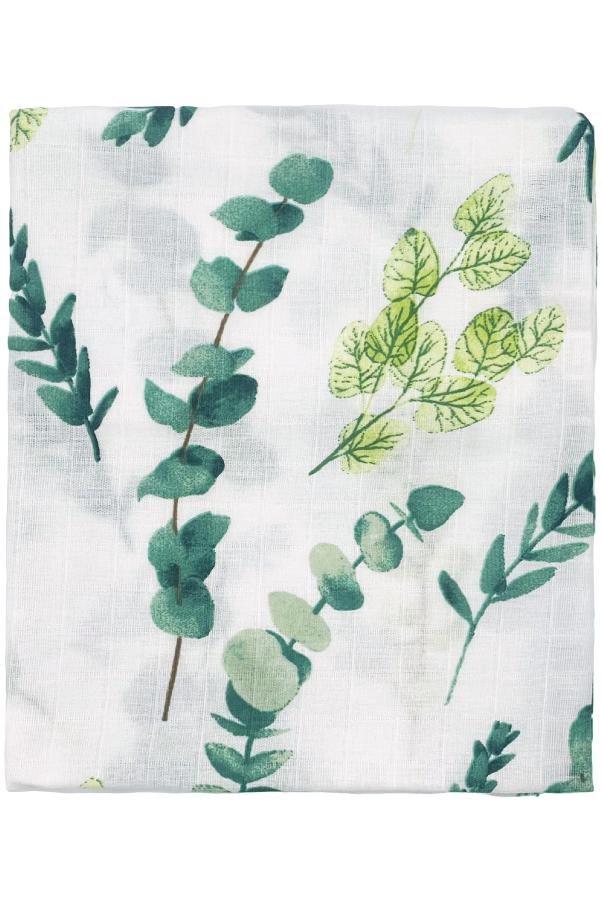 Пеленка муслиновая Унисекс цветной OptTextile Листочки/мл