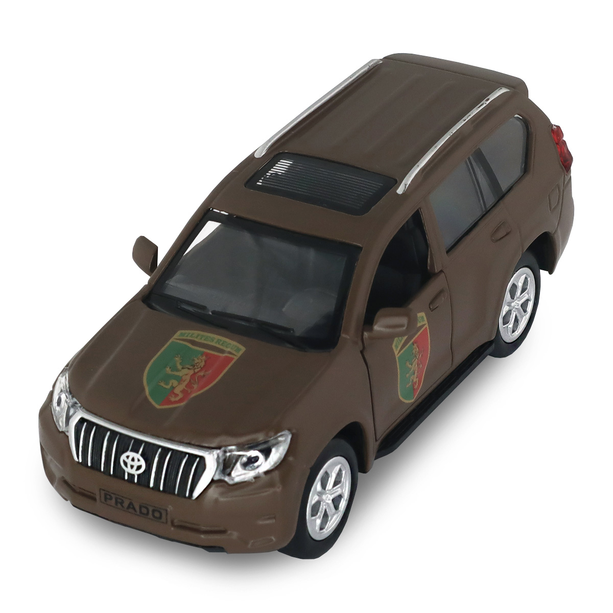 Машина колекционная Шевроны Героев: Toyota Prado - 24 ОМБр Унисекс TechnoDrive 618824