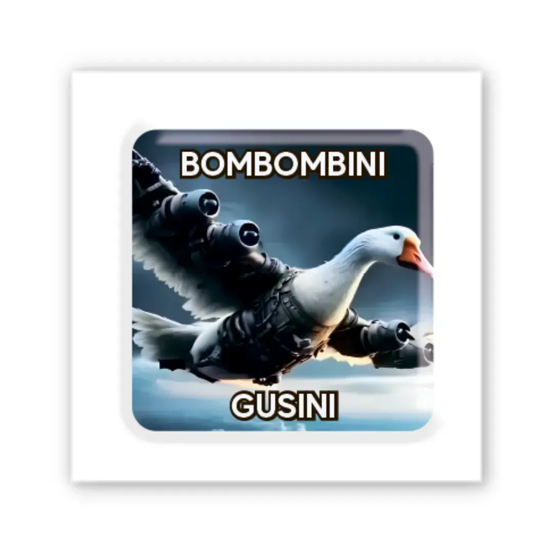 3D-стикер Bombombini Gusini Унисекс Україна SX-307