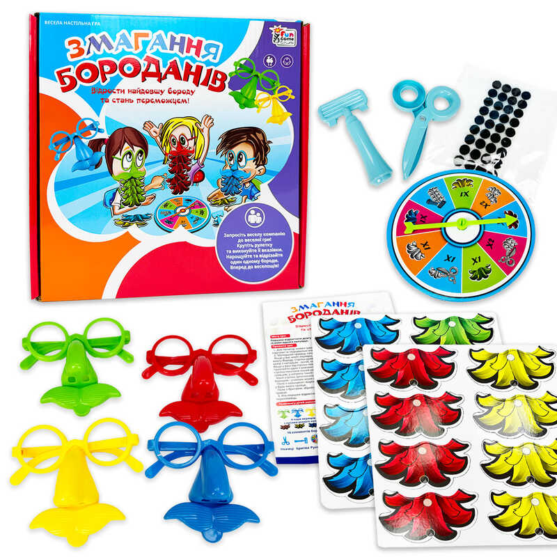 Настольная игра Соревнование бородачей Унисекс Fun Game UKB0004