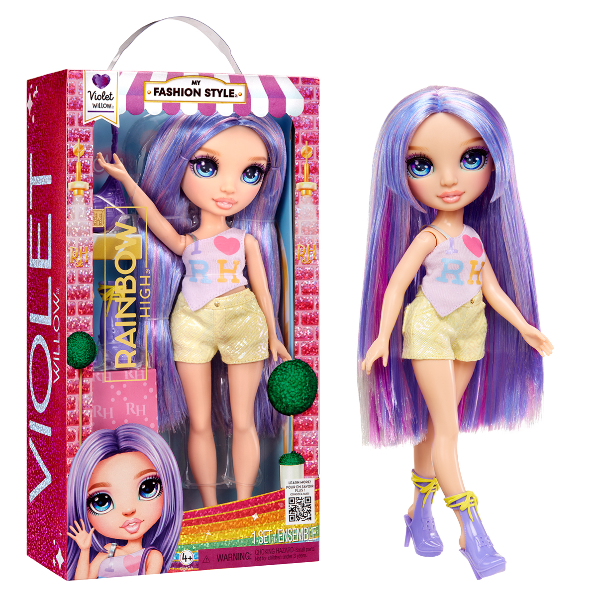 Лялька Rainbow Віолетта серія "My Fashion Style" Унісекс Kiddisvit MGA Entertainment Inc 547563