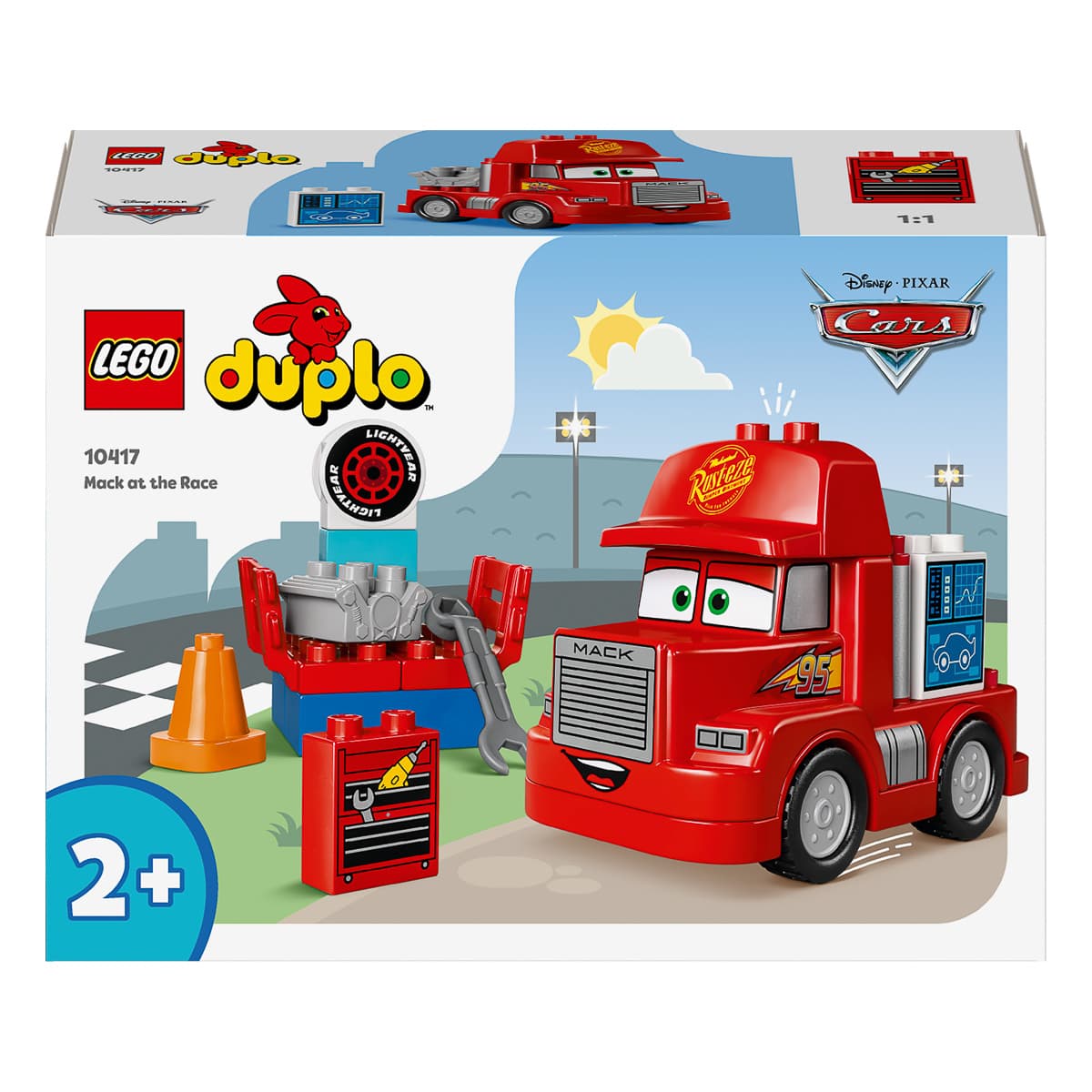 Конструктор Duplo Мак на гонках Унисекс LEGO Данія 10417