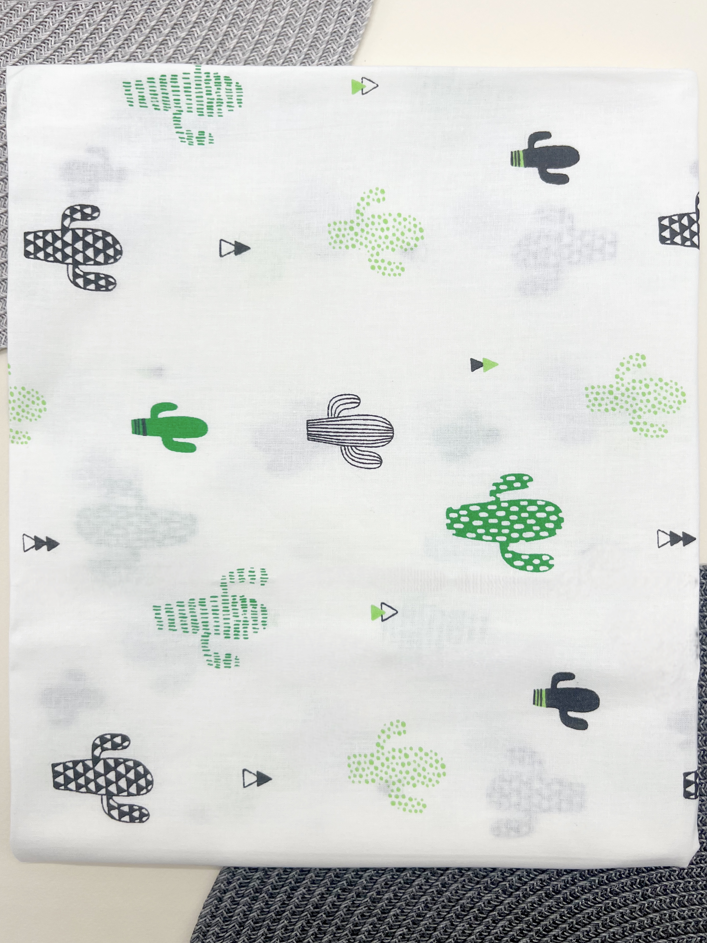 Пеленка ситцевая Унисекс цветной OptTextile Кактуси/сц