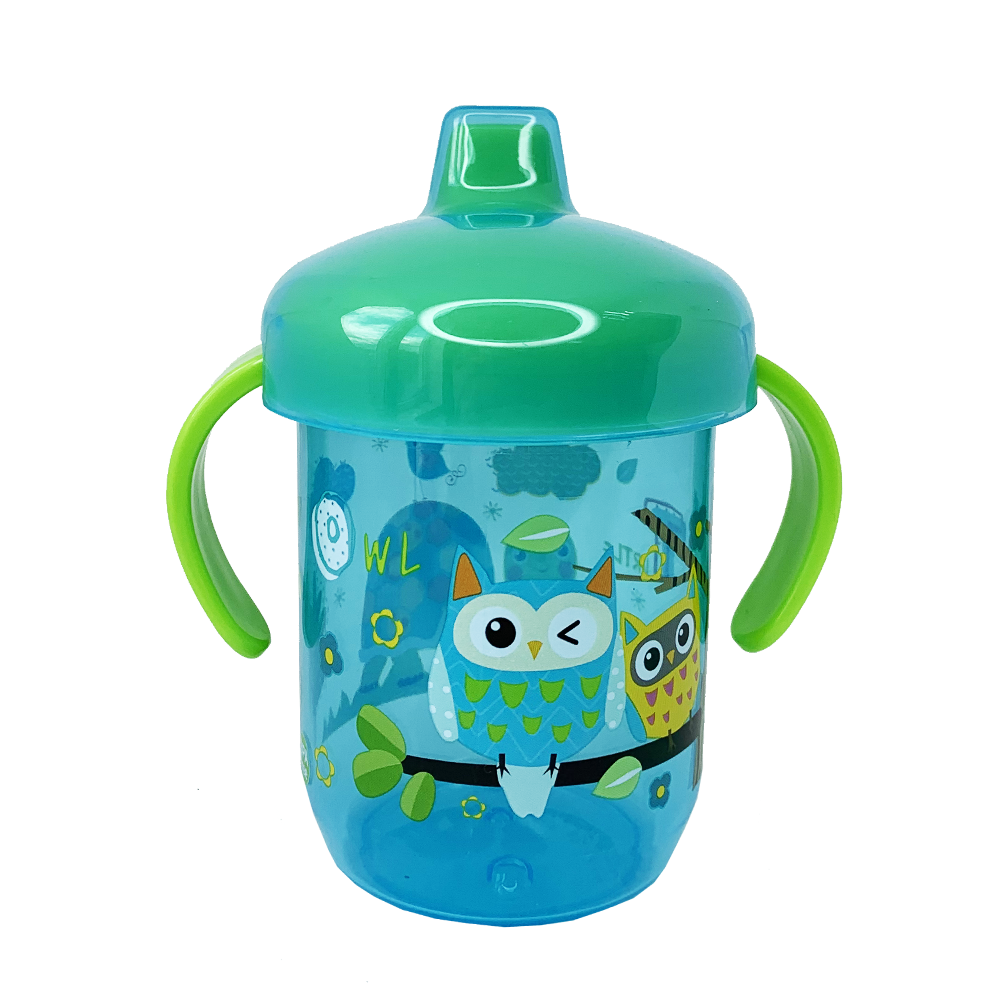 Поильник 200 мл Унисекс голубой Mega Zayka 0305/блак