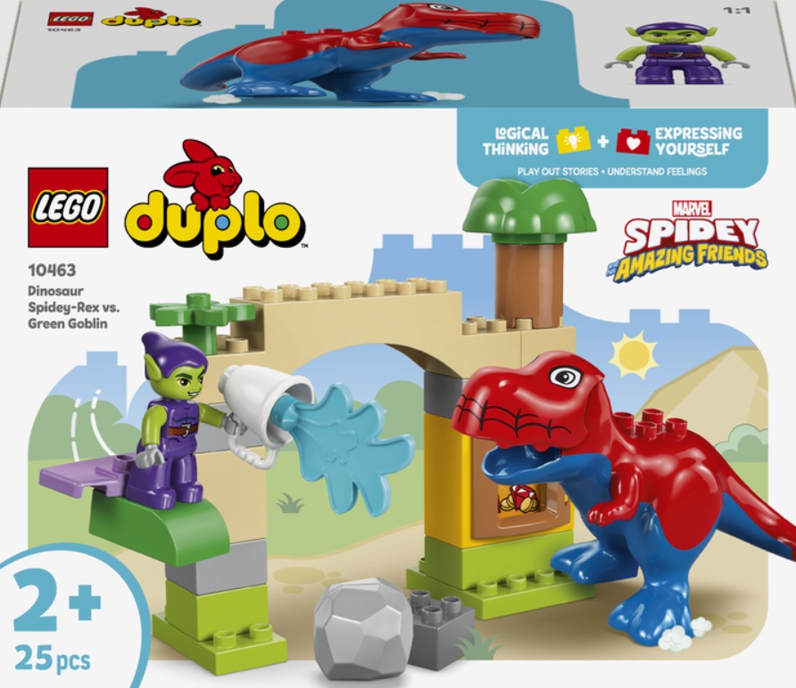 Конструктор  Динозавр Spidey Rex против Зеленого Гоблина Унисекс LEGO 10463