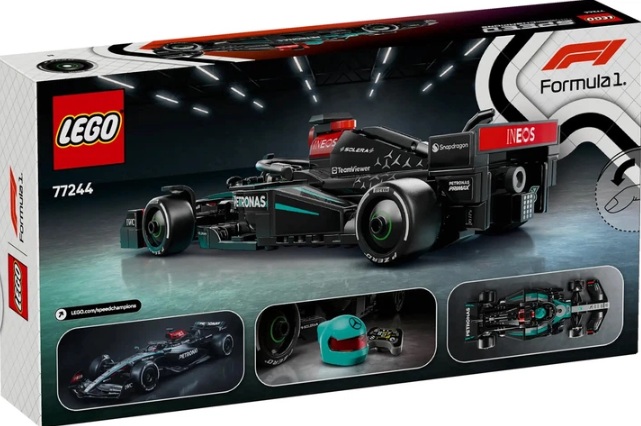 Конструктор Гоночный автомобиль  F1  Mercedes-AMG W15 Rase Car Унисекс LEGO 77244