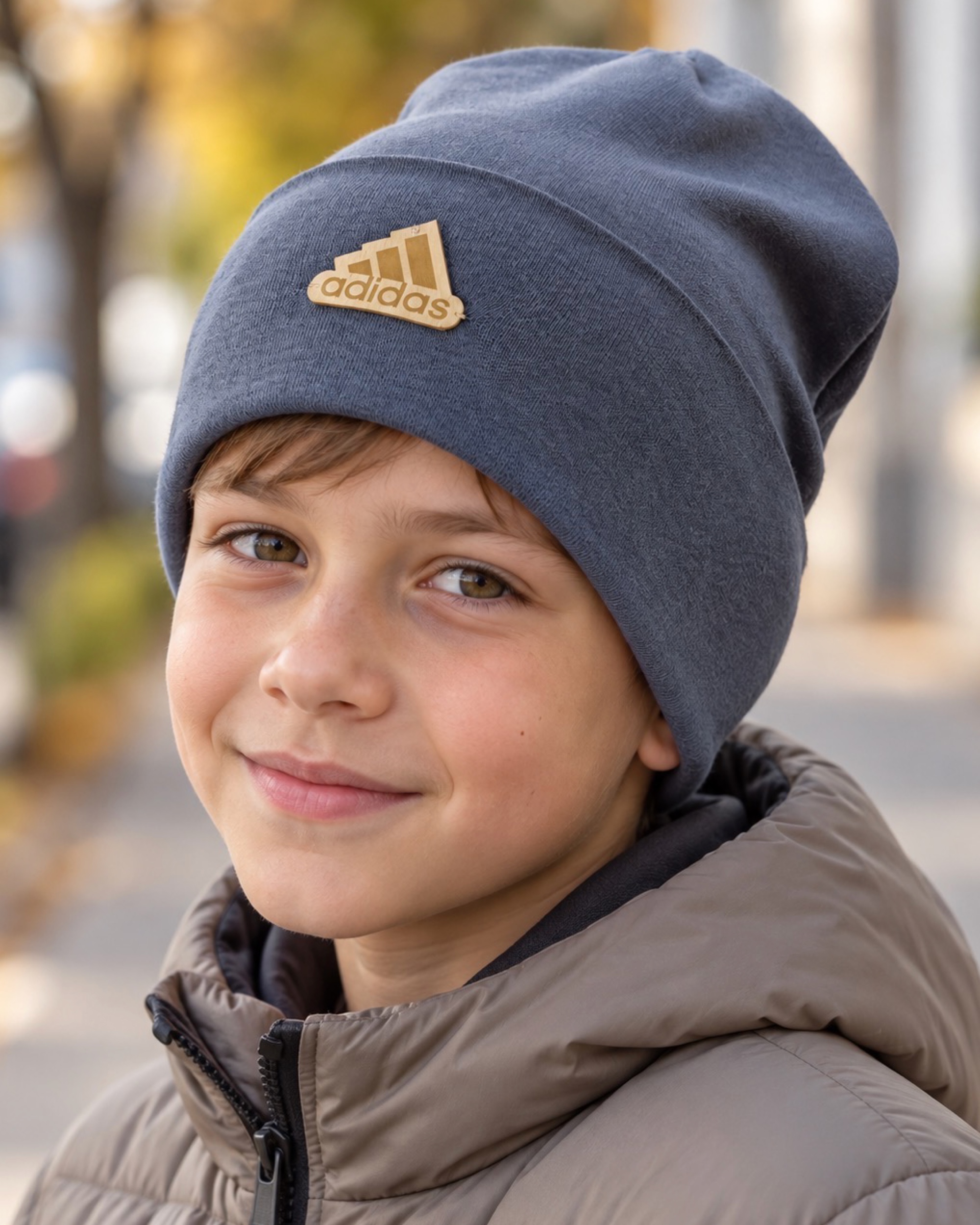 Шапка для мальчика темно-серый Talvi Kids ADS/тсір