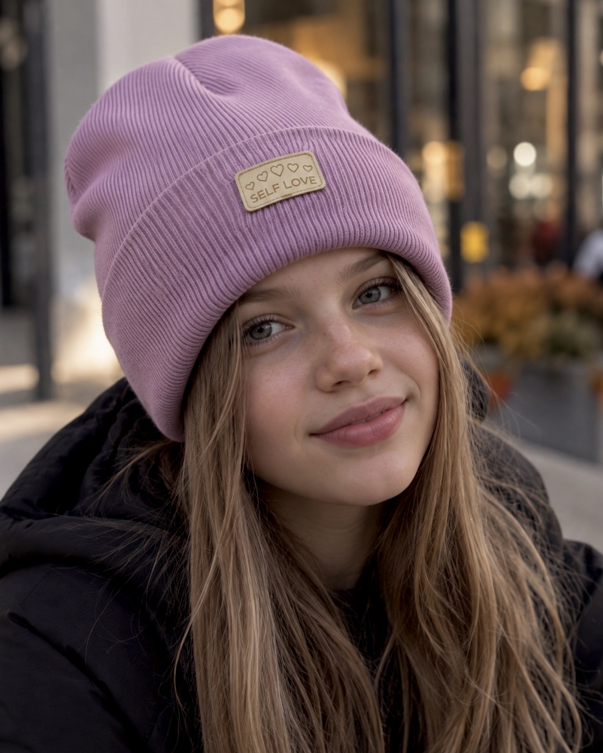 Шапка для дівчинки бузковий Talvi Kids SL/буз