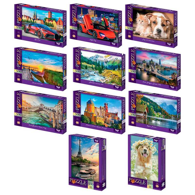 Пазлы 500 элементов Унисекс Danko Toys 52523/295