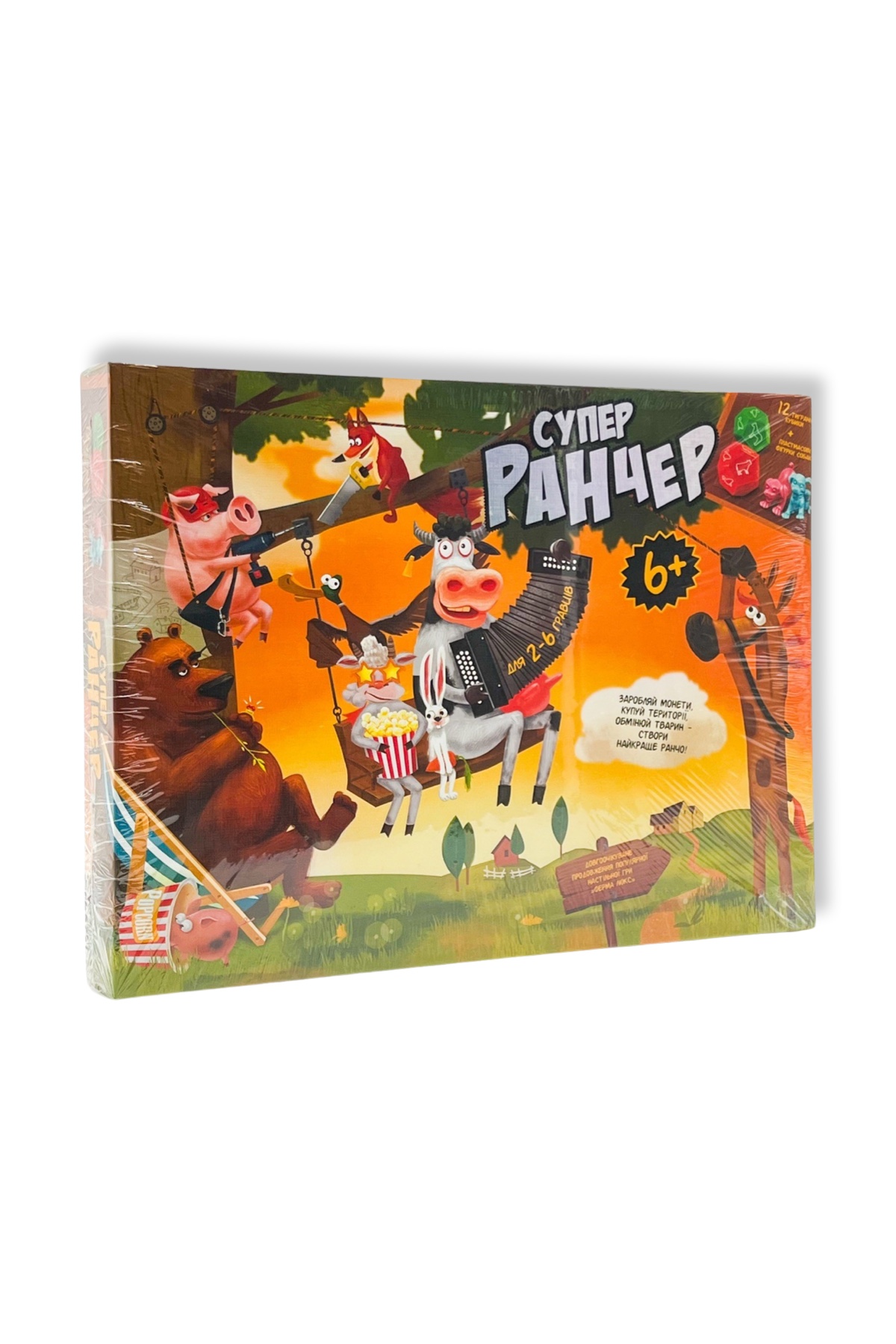 Настольная игра бродилка Унисекс Danko Toys СуперРанчер.